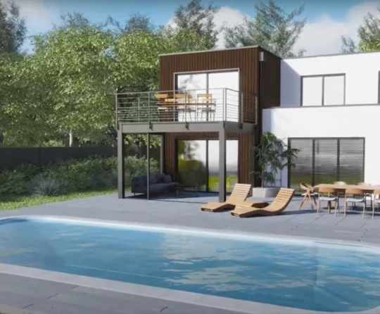 Montage piscine 3D
